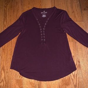 american eagle long sleeve tee